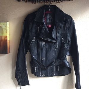 G.E.T leather Moto jacket